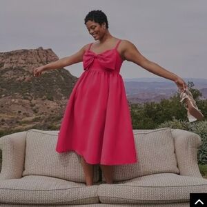 Belle Isle Bow Midi Dress - TORRID - NWT